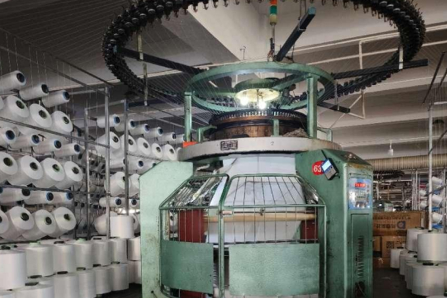 نموذج إنتاج القماش الرمادي ذو القدم العالية من جانب واحد