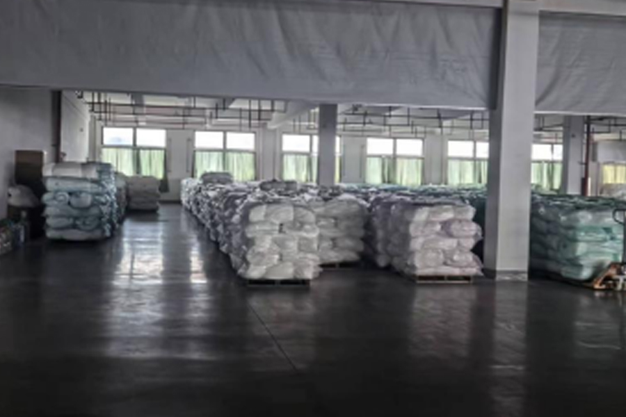 منطقة المنتج النهائي لإنتاج القماش الرمادي