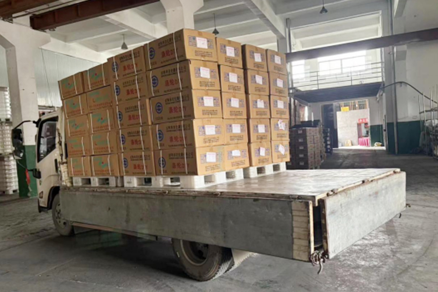 مستودع المنتجات النهائية للإنتاج DTY