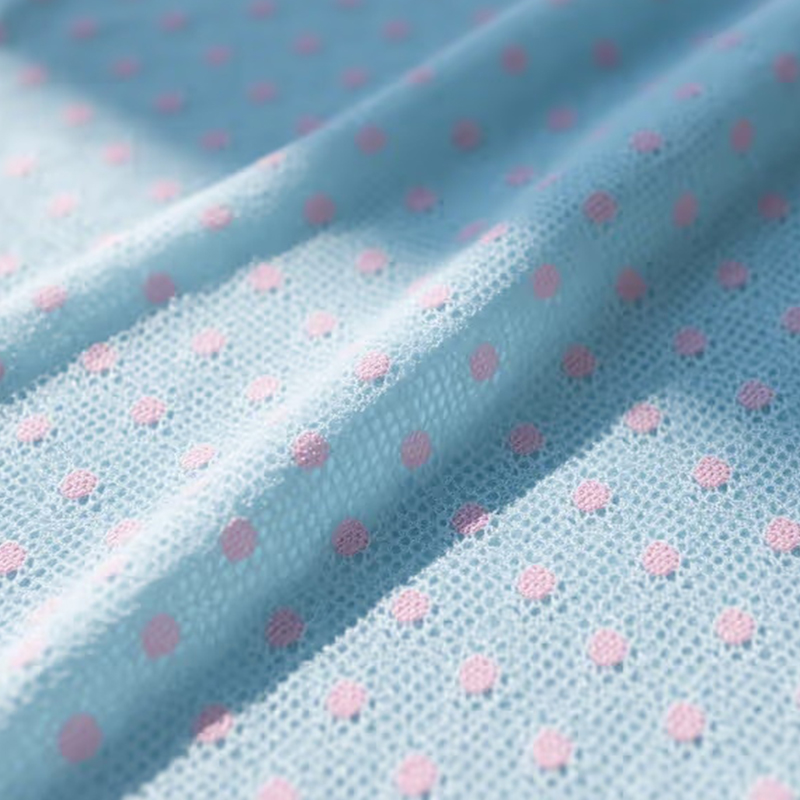 قماش شبكي منقط على شكل عين الطير